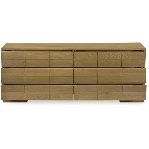 Gia Brown Dresser, 6 Drawer